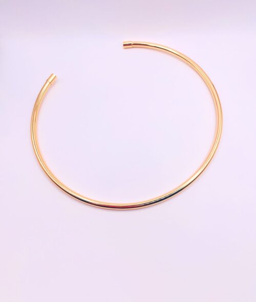 Colar Choker Tubo Liso