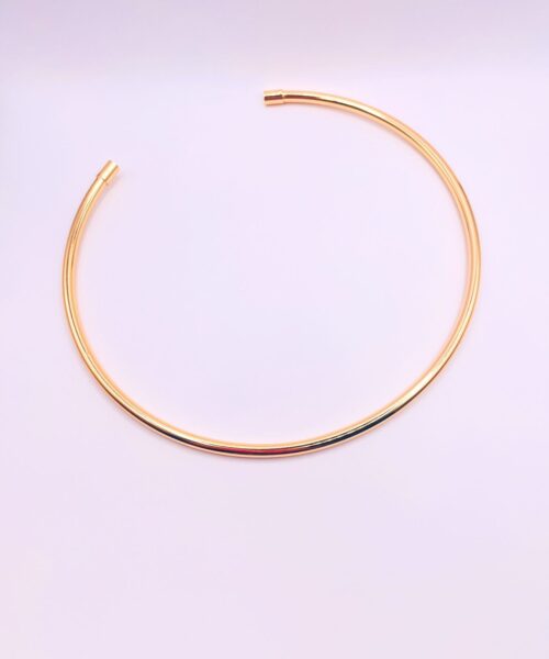 Colar Choker Tubo Liso