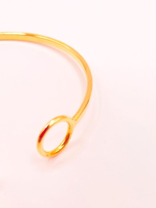 Bracelete Círculo Vazado - Imagem 3