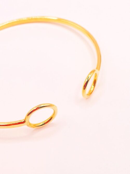 Bracelete Círculo Vazado - Imagem 2
