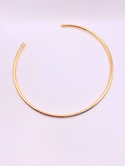 Colar Choker Tubo Liso - Imagem 2