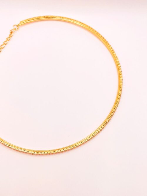 Colar Choker Aro Zircônia - Imagem 2