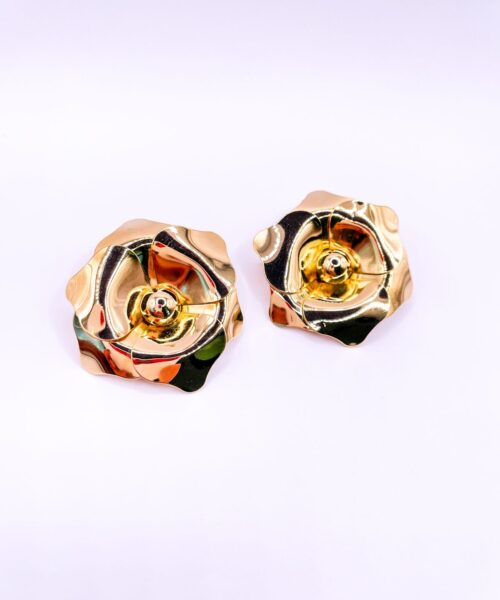 Brinco Flor Pétala Lisa
